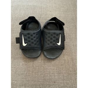 Nike sunray adjust 5 baby/toddler black sandals 3
